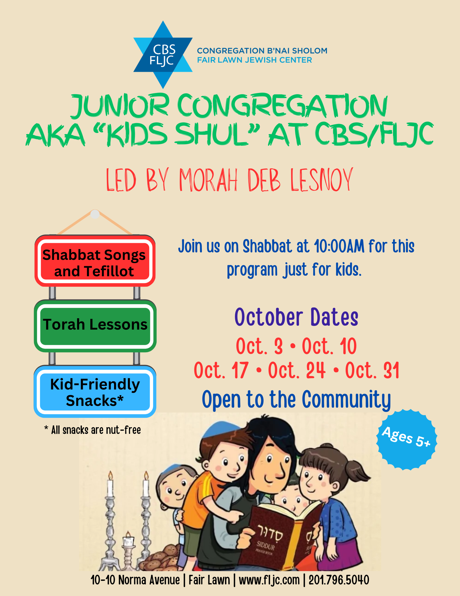 10-1-26- Junior Congregation - Oct 2026