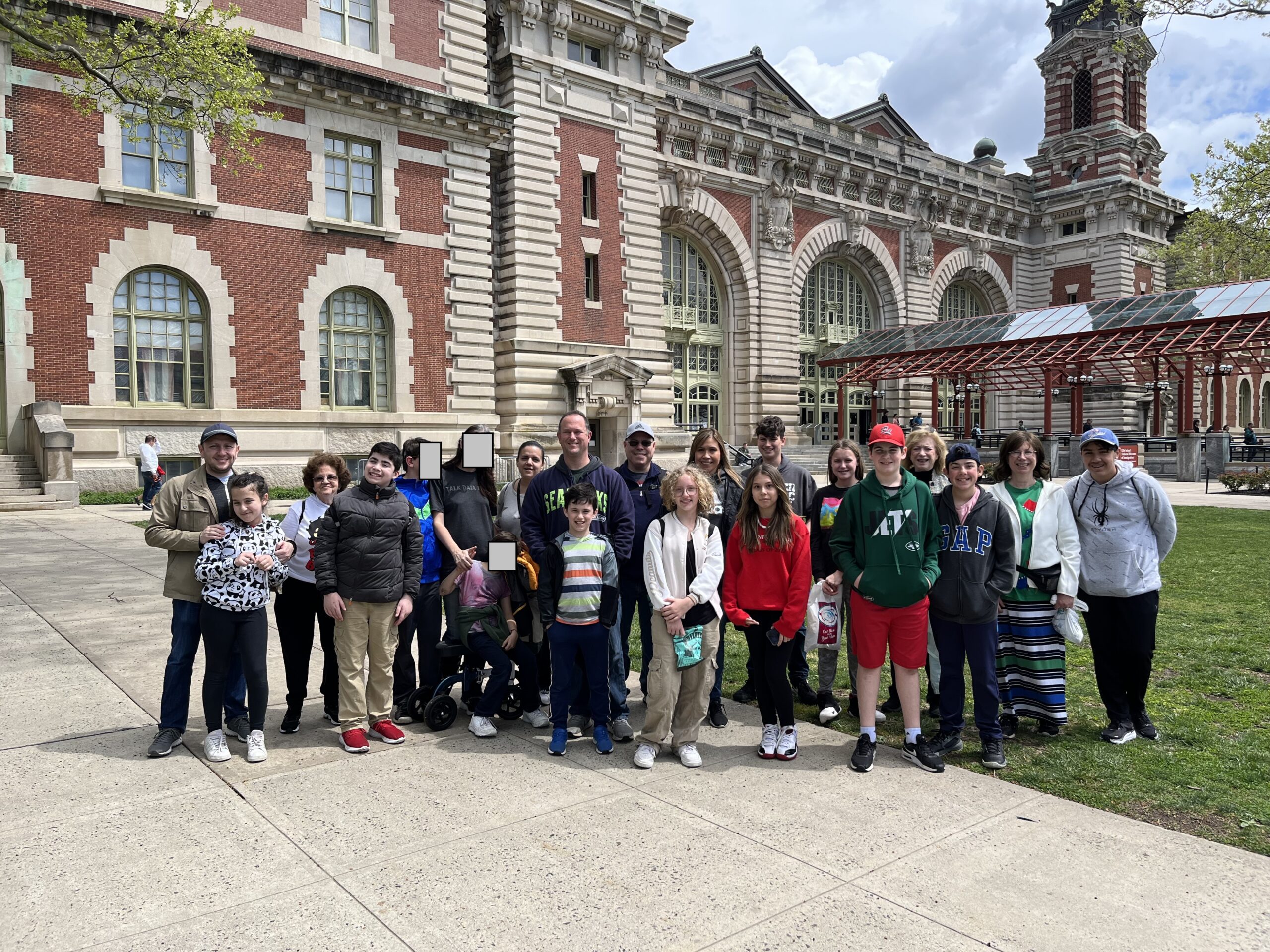 Ellis Island Trip - Group Shot - Faces Cropped