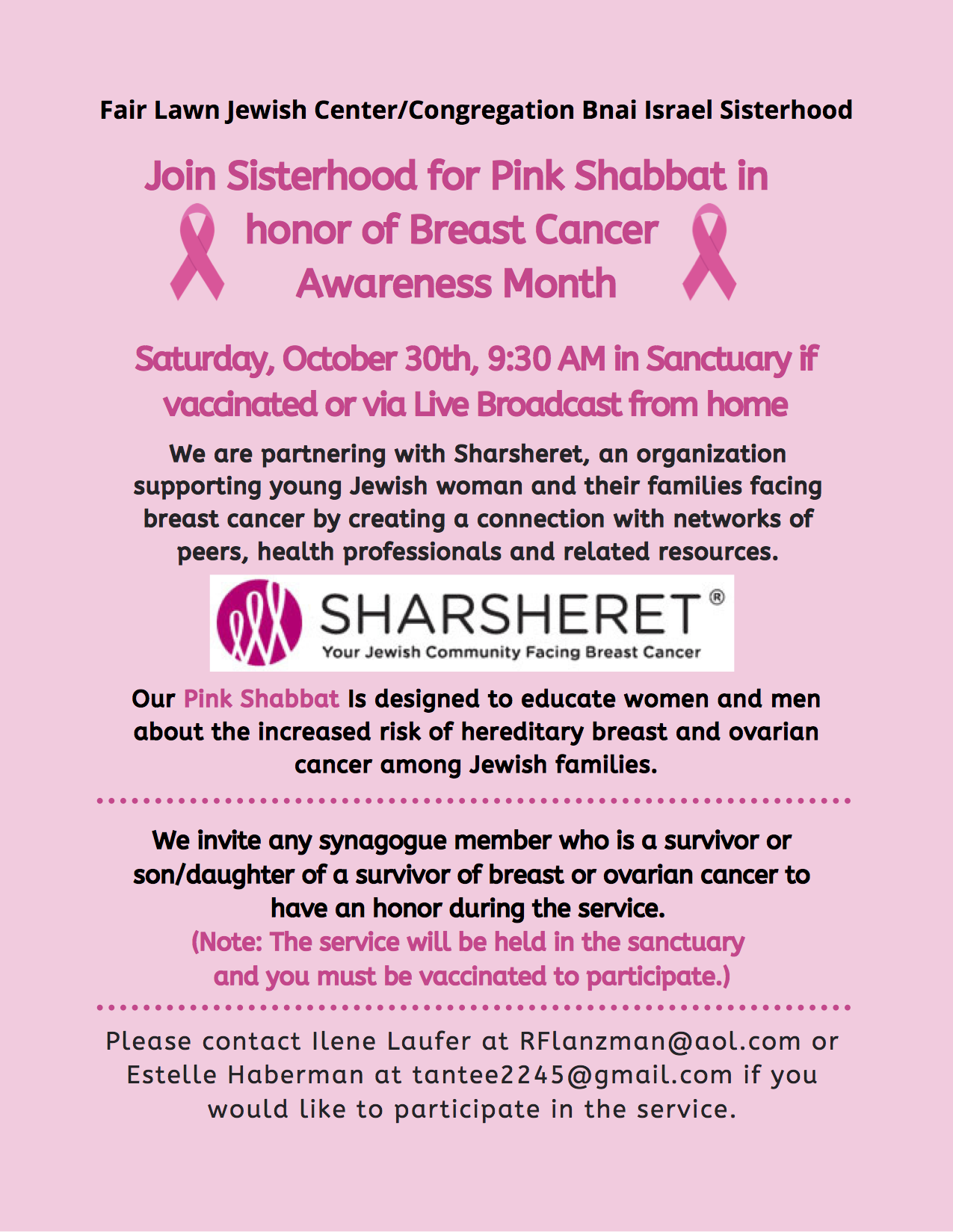 PinkShabbatOct30